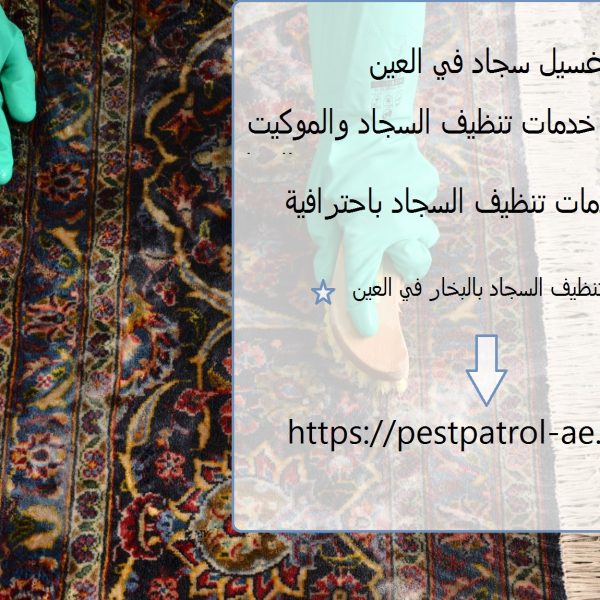 غسيل سجاد في العين