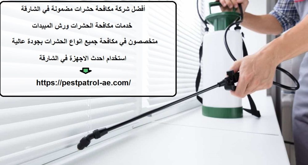 أفضل شركة مكافحة حشرات مضمونة في الشارقة